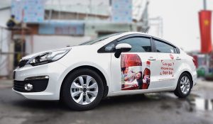 Xe chạy roadshow tại Hải Phòng