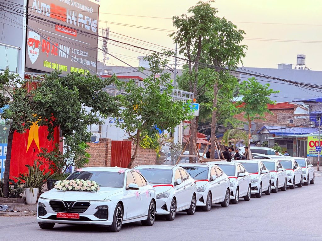 Thuê xe hoa siêu xe Hải Phòng - Xe cưới Bảo An